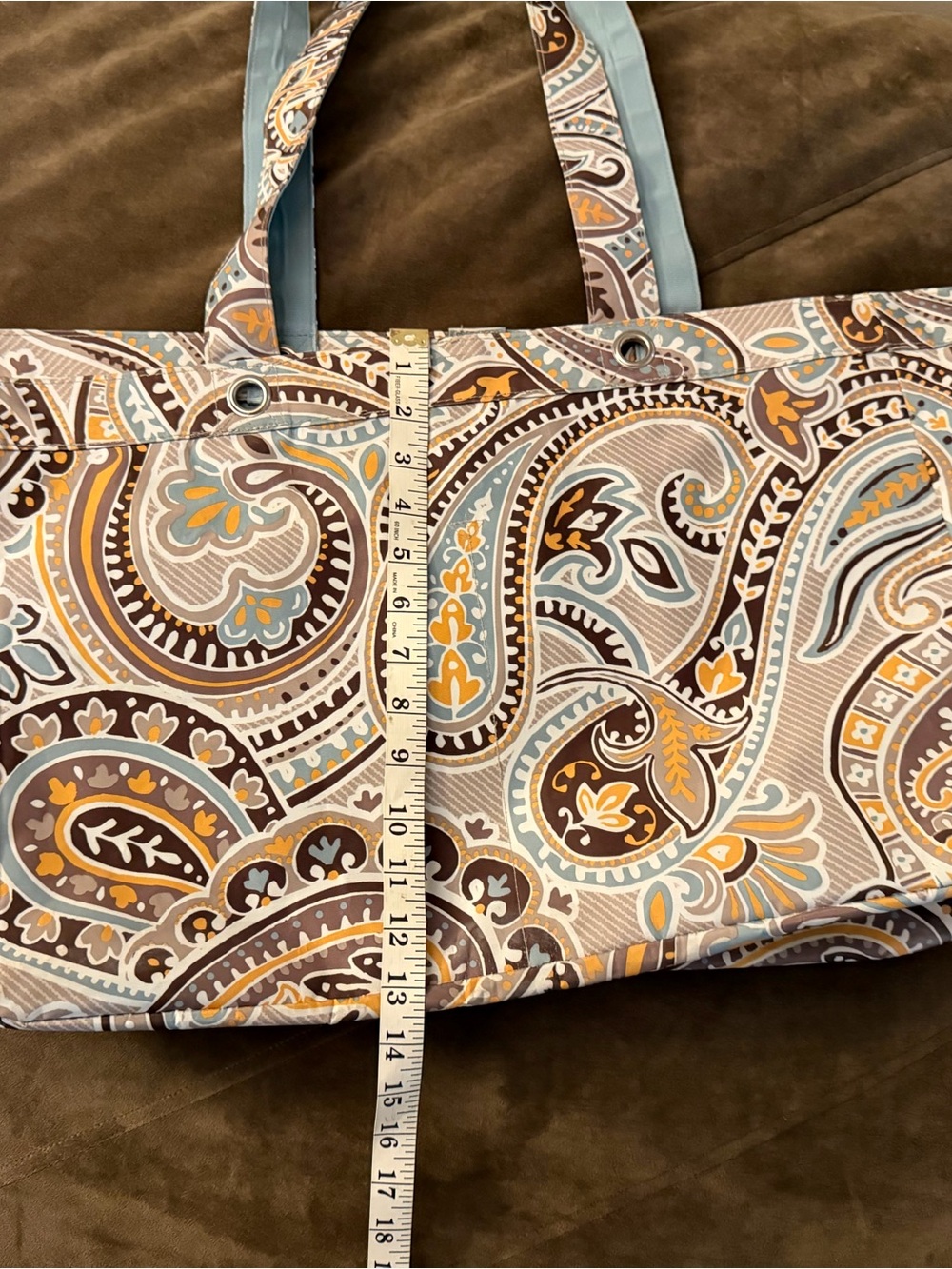 Thirty-One Soft Utility Tote Beach Groceries Storage Carryall Roadtrip Crafts - Picture 7 of 13